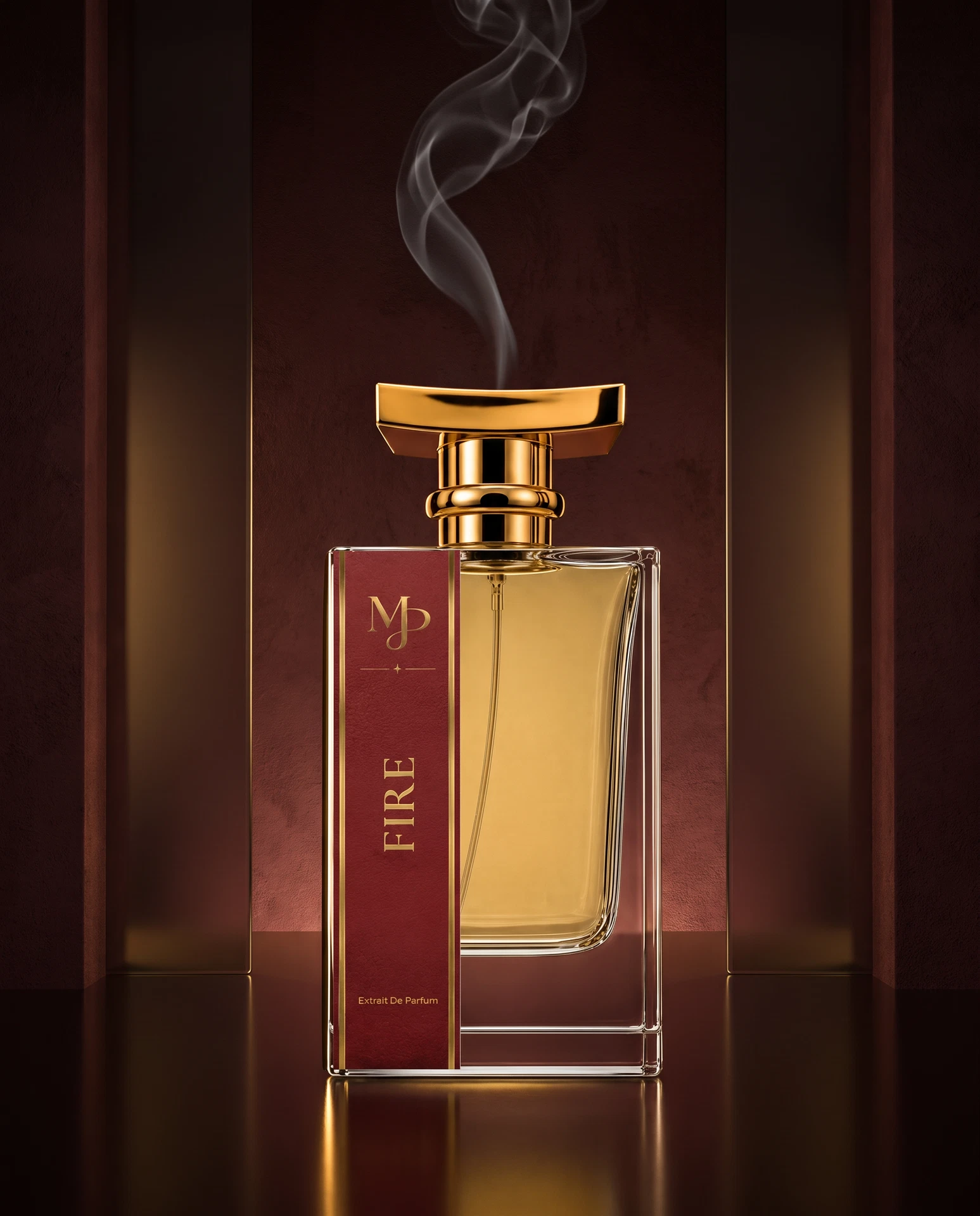 Majan Parfums FIRE perfume bottle